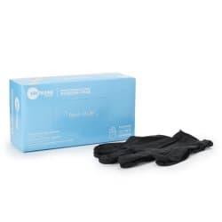 Exam Glove Touch of Life™ X-Large 225 per Box NonSterile Nitrile Standard Cuff Length Textured Fingertips Black Chemo Tested