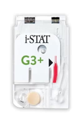 General Chemistry Reagent i-STAT G3+ pH, PCO2, PO2, TCO2, HCO3, Base Excess, sO2 CLIA Non-Waived For i-STAT 1 System 25 Tests