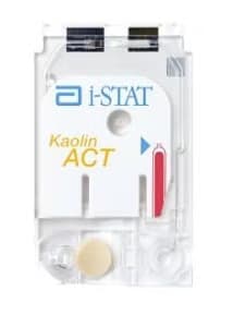 Cartridge, Coagulation iSTAT Kaolin ACT For i-STAT Handheld Blood Analyzer