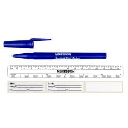 Skin Marker with Ruler and Labels McKesson Gentian Violet Ink Sterile Full Size Fine Tip