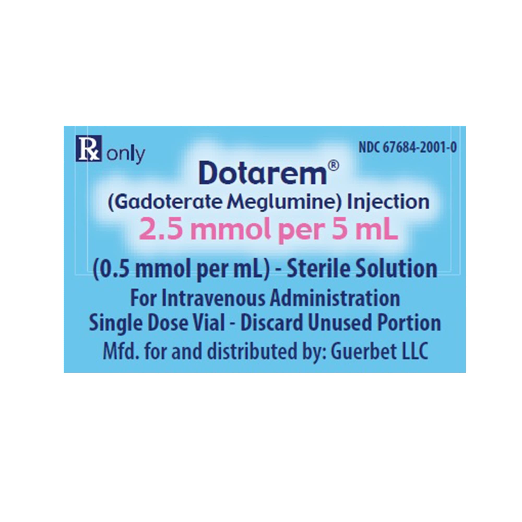 Dotarem® Gadoterate Meglumine, Preservative Free Injection 5 mL