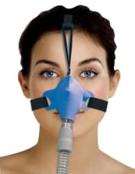 CPAP Mask Kit CPAP Mask Kit SleepWeaver® Advanced Nasal Style One Size Fits Most Cushion Adult